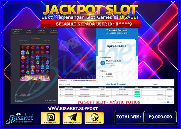 SLOT MYSTIC POTION